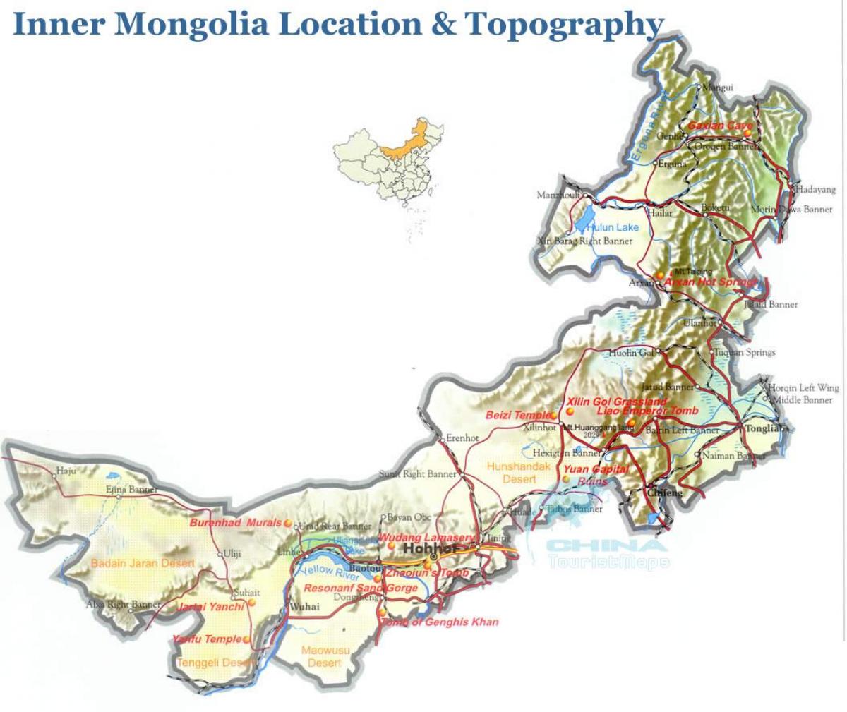 Mongolia luar peta